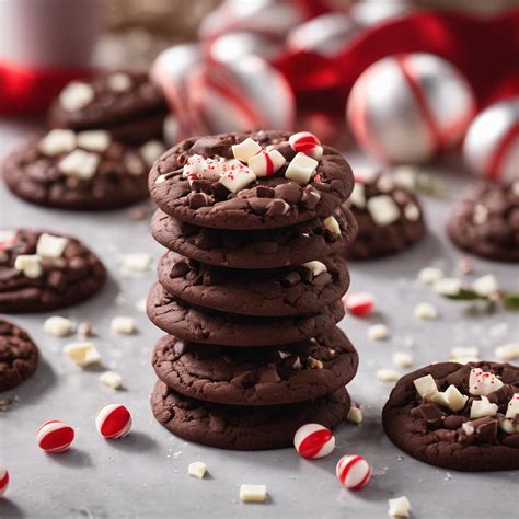 Chocolate Peppermint Cookies With White Chocolate Chips From Pin To