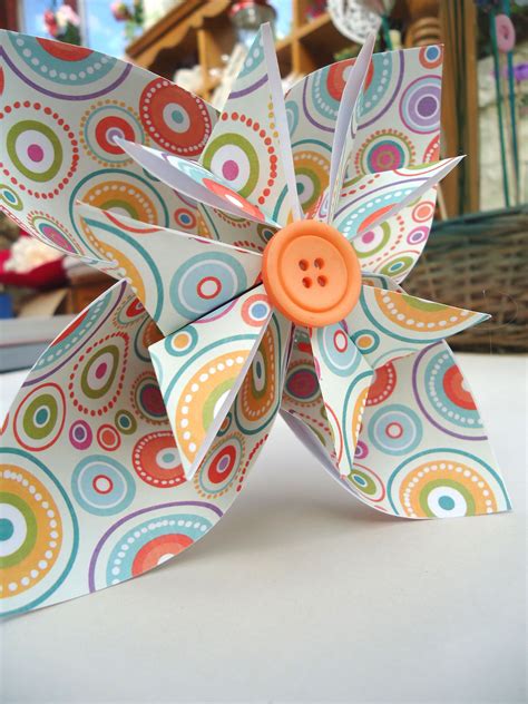 Whirligig Paper Flower Marikasflowers Whirligig Paper