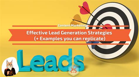 12 Effective Lead Generation Strategies Examples