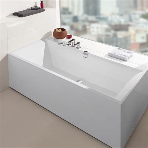 Villeroy Boch Squaro Edge 12 Rechteck Badewanne weiß UBQ170SQE2DV