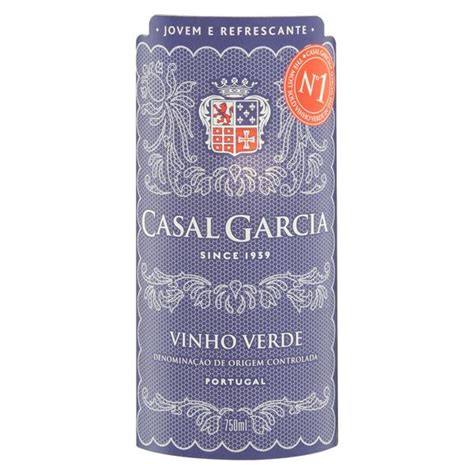 Vinho Português Branco Meio Seco Casal Garcia Vinho Verde Garrafa 750ml