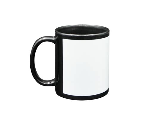 Suministros para las Artes Graficas Taza cerámica negra con ventana 11