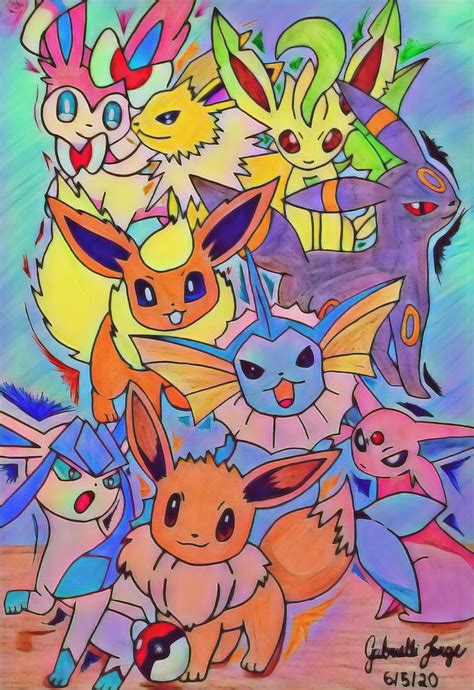 Eevee Evolutions Eevee Evolutions Eevee Pikachu