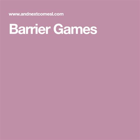 The Ultimate Guide To Barrier Games For Speech Therapy Plus Tons Of Free Printable Games Artofit