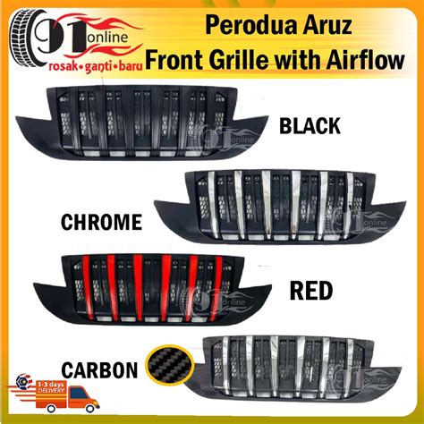 Perodua Aruz Front Bumper Grille Replacement Venom Grill V With