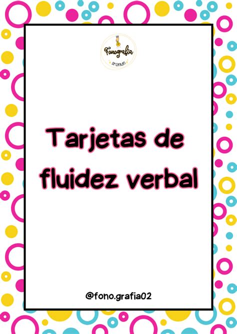 Fluidez Verbal Fonografia