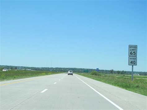 Iowa Interstate Westbound Cross Country Roads