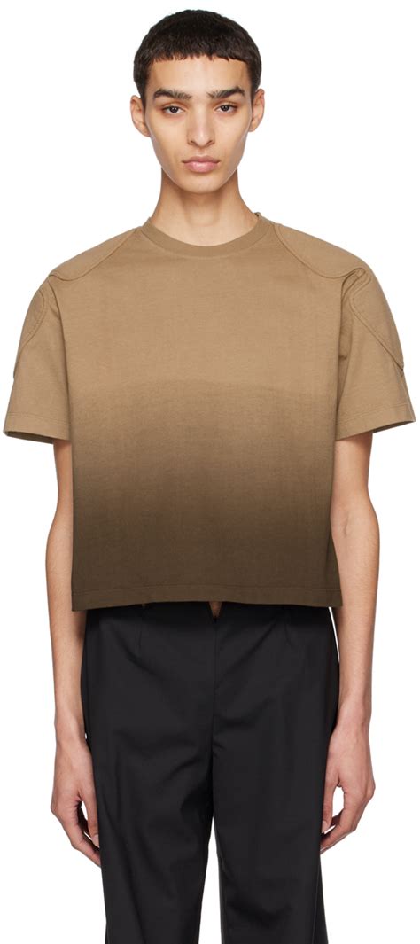 Dion Lee Brown Sunfade T Shirt Dion Lee