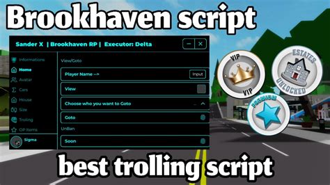 New Brookhaven Trolling Script Sander X New Update Best Brookhaven