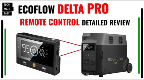 Ecoflow Delta Pro Remote Control Detailed Review And Testing Solar