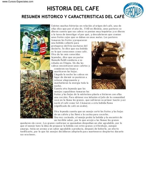 La Historia Del Caf Origen Cultivo Y Consumo Mundial En Pocas Palabras