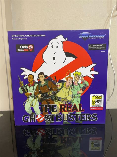 NEW Real Ghostbusters Spectral Action Figures Marvel Diamond SDCC 2019