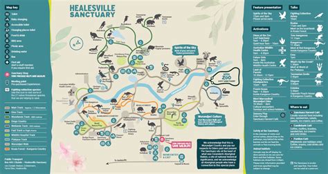 Healesville Sanctuary Maps Zoos Victoria