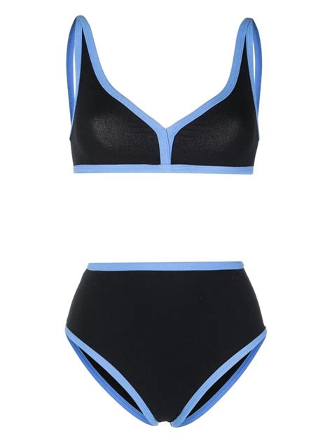 Lisa Marie Fernandez Maria High Waisted Bikini Set Farfetch