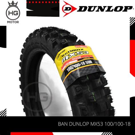 Jual Ban Belakang 100 100 Ring 18 Trail Dunlop Geomax MX53 100 100 18