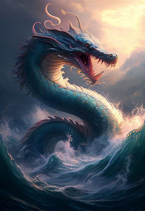 Download Sea, Dragon, Mythical. Royalty-Free Stock Illustration Image ...