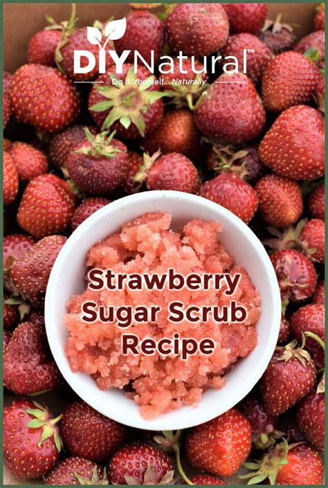 Strawberry Sugar Scrub For Smooth Summer Skin