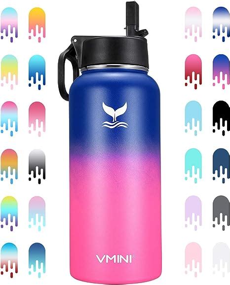 Amazon Vmini Water Bottle With New Wide Handle Straw Lid Wide