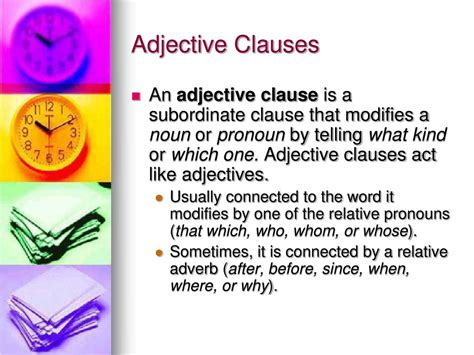 Ppt Adjective Adverb And Noun Clauses Also Known As Dependent