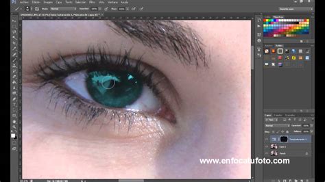 Cambio De Color De Ojos EnfocaTuFoto Videotutorial YouTube