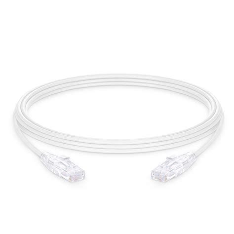 25ft 7 6m Cat6 28AWG Snagless Unshielded UTP PVC CM Slim Ethernet