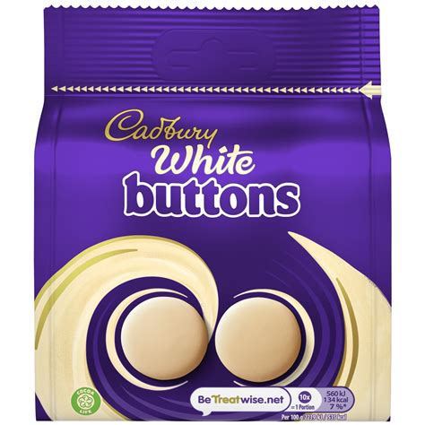 Cadbury Dairy Milk White Giant Buttons G Chocolate B M