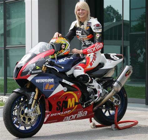 Samuela﻿ de Nardi - Aprilia test rider & racer. | Motorbikes, Motorbike ...