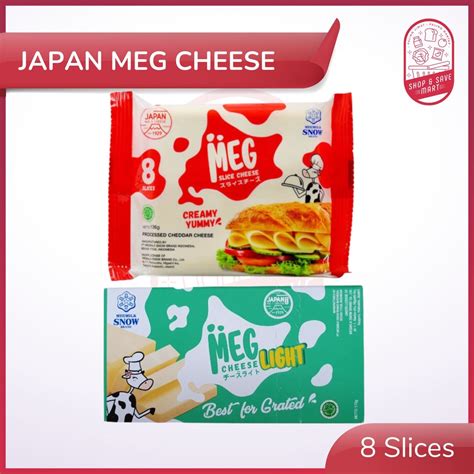 Japan Meg Cheese Slices Cheddar Slices Variation Light Cheese