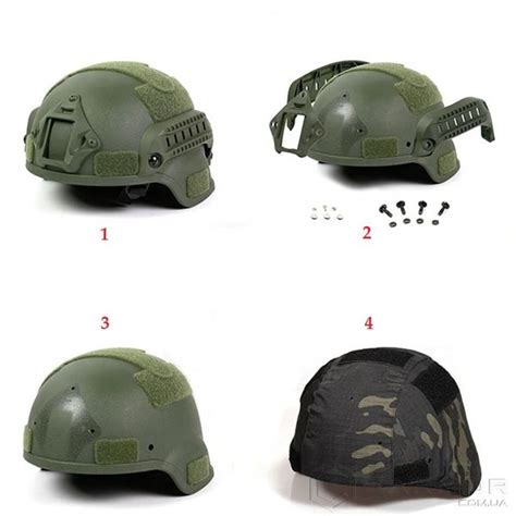 Купить Чехол кавер на шлем каску ACH MICH 2000 с ушами, Army Green (C27 ...