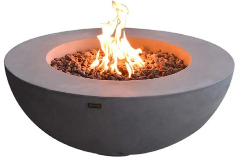 Buy Elementi Lunar Cast Concrete Natural Fire Table Outdoor Fire Pit