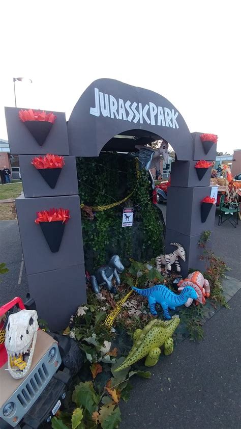 Jurassic Park Trunk Trunk Or Treat Diy Halloween Projects Halloween