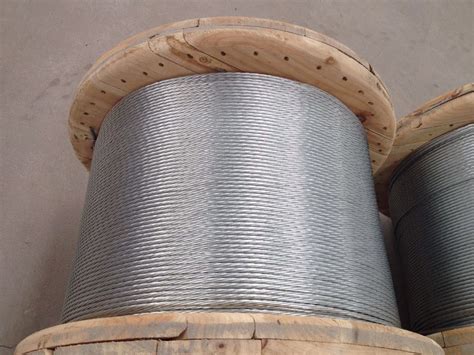 Cable De Alambre De Acero Galvanizado 19x2 54m M Para El Mensajero ASTM