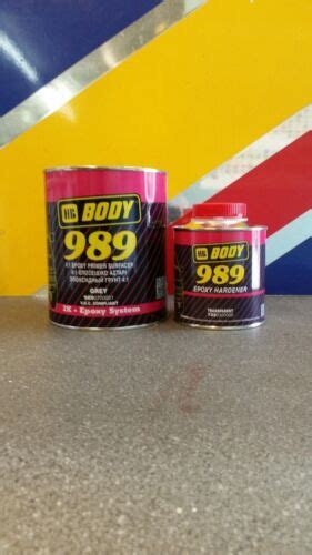 1.25LT HB BODY 989 2K 4:1 Epoxy Primer Surfacer Kit Inc Activator ...