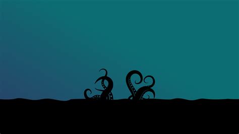 minimalist wallpaper  kraken  kartinki