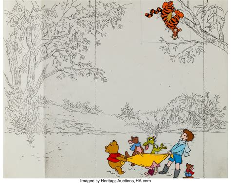 Nostalgic Winnie the Pooh Book Illustration Hits Auction