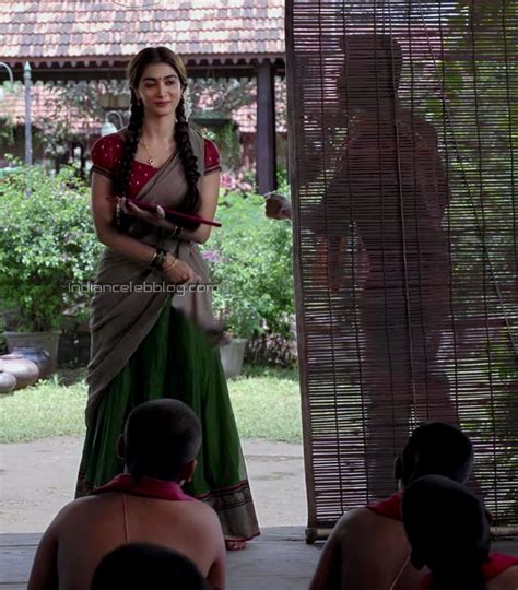 Pooja Egde Telugu Acharya 11 Hot Saree Hd Caps Indiancelebblog