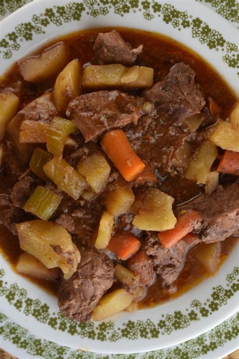 Moms Crock Pot Beef Stew Recipe These Old Cookbooks