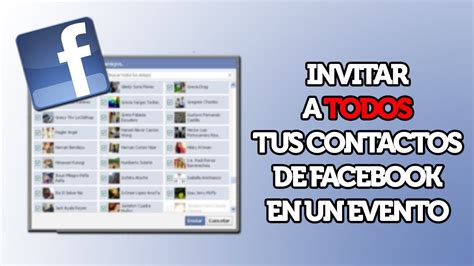 Invitar Contactos A Evento Facebook Necesitas Ayuda