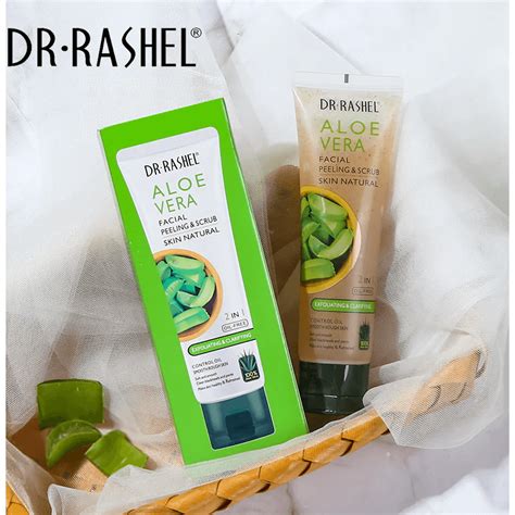 Drrashel Aloe Vera Facial Peeling And Scrub Skin Natural Keema