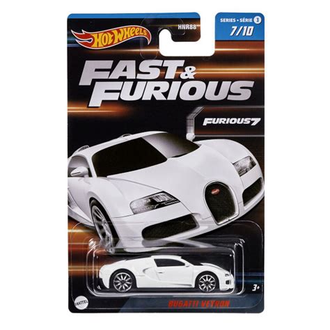 Машинка коллекционная Hot Wheels Fast Furious Bugatti Veyron купить с доставкой по выгодным