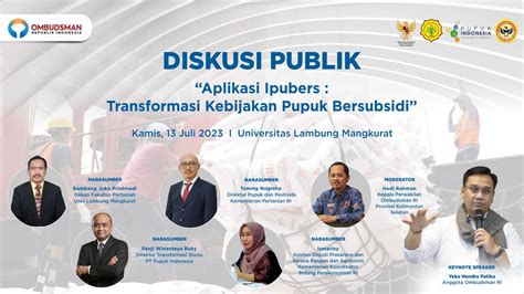 Diskusi Publik Dengan Tema Aplikasi Ipubers Transformasi Kebijakan