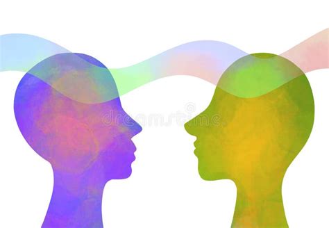 Communication Between Two People With A Thought Sharing Information