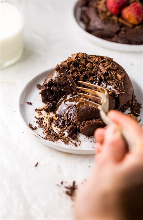 Easy Molten Chocolate Lava Cakes For Two Baker By Nature