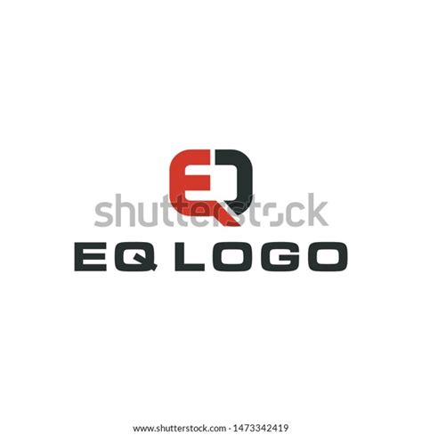 Simple Initial Eq Letter Logo Design Stock Vector (Royalty Free ...