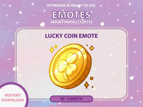 Gold Coin Emote Cute Twitch Emote Design Twitch Discord Youtube Channel