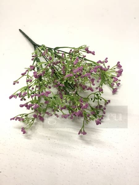 Букет гипсофилы, пластик, 7 в - Букеты - Искусственные цветы - Геофлор