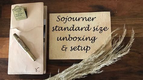 Unboxing Sojourner Folio Plus My Undyed Leather Collection Youtube