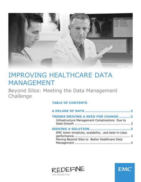 Improving Healthcare Data Management Beyond Silos