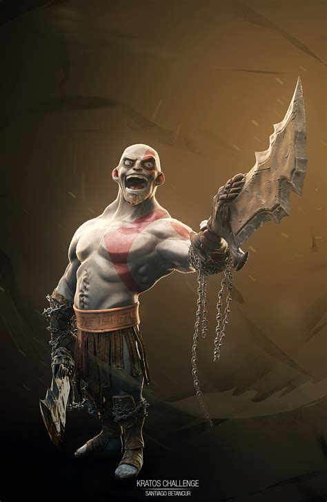 GOD OF WAR Cartoon Fan Art - Kratos Vs. Death — GeekTyrant