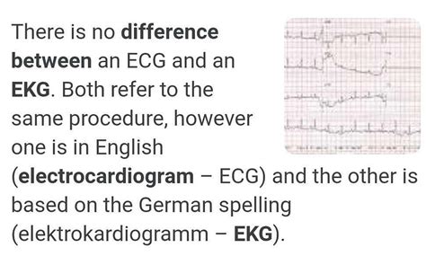 What Is The Difference Between Electrocardiograph And Electrocardiogram Edurev Neet Question